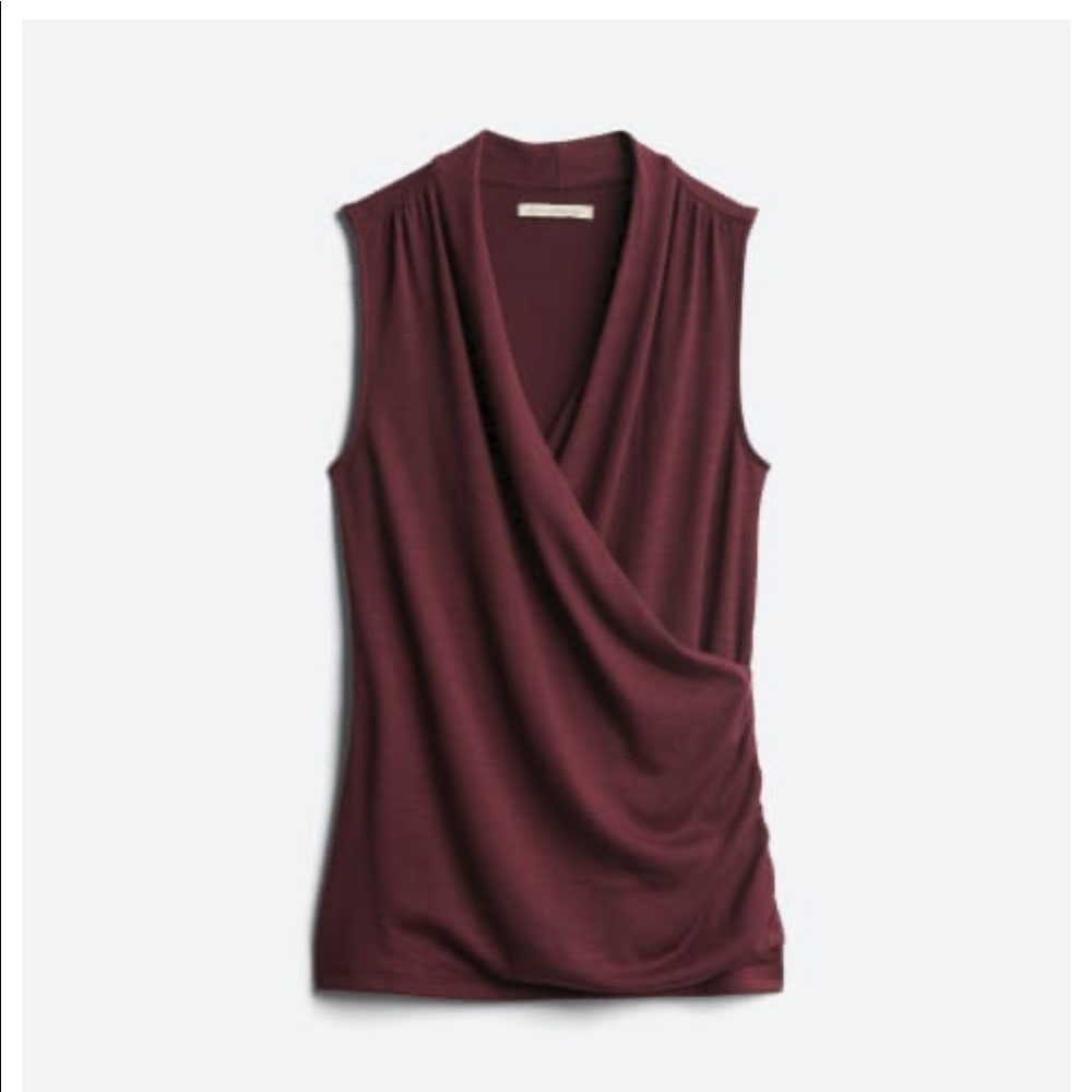 41 HAWTHORN
Benni Wrap Front Ruched Knit Top